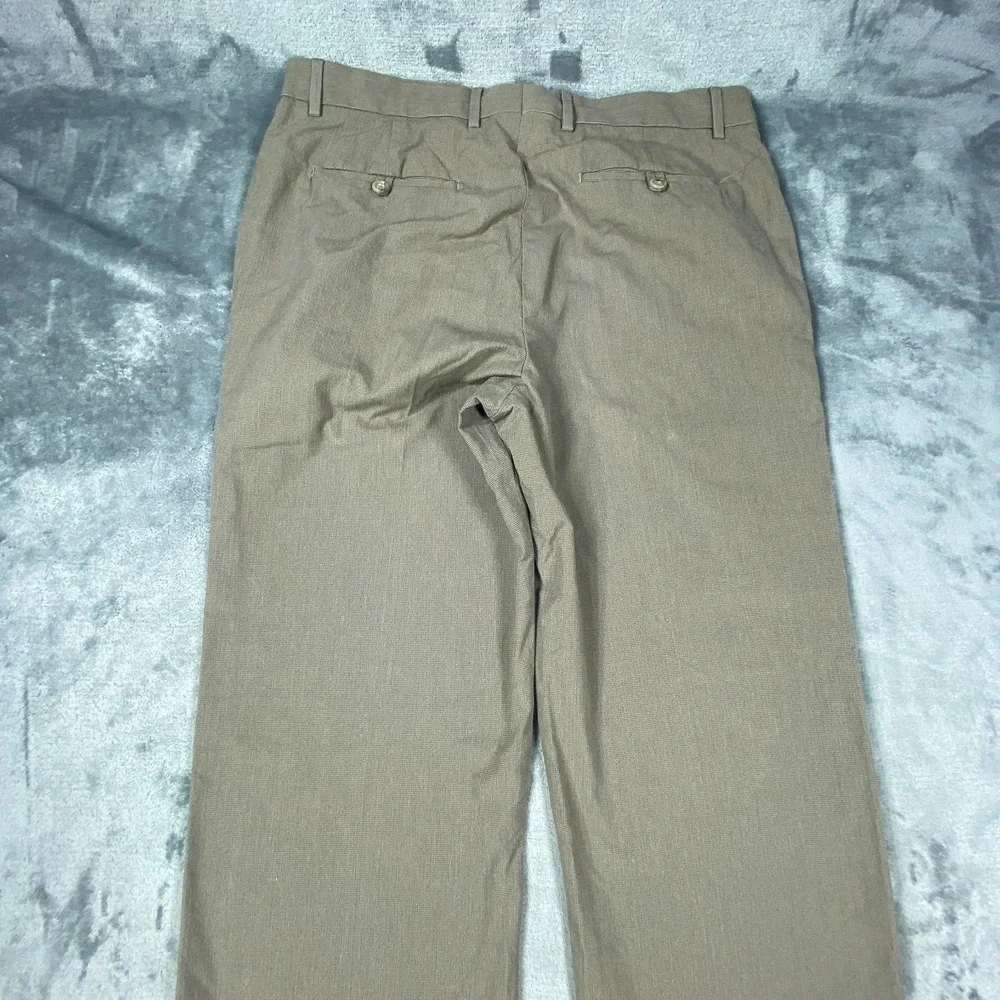 Banana Republic Pants Men 34x32 Houndstooth Classic Fit‎ 100% Cotton Chino Dress